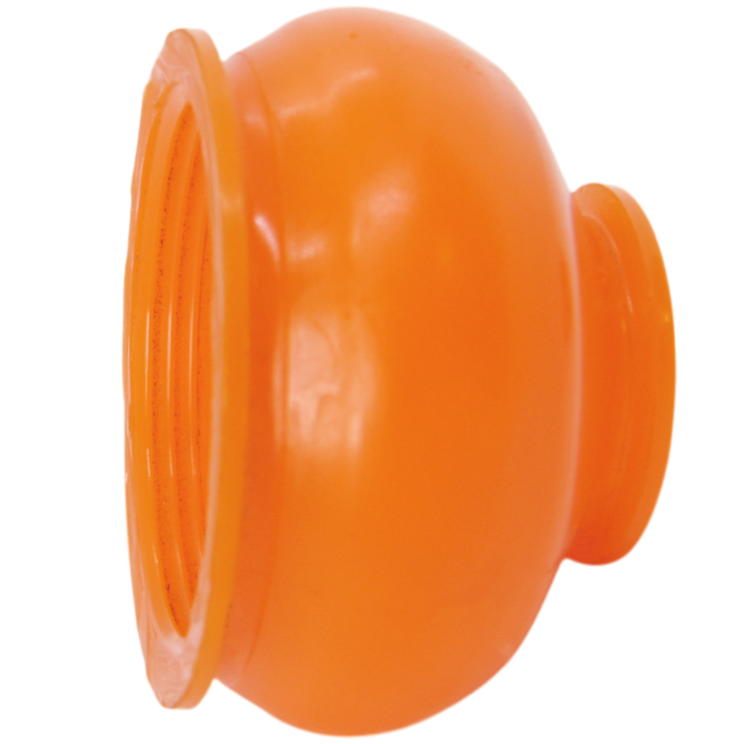 Полиуретановый пыльник шаровой опоры переднего верхнего рычага Volkswagen T4 1990-2003 под пружинное кольцо Ø16*Ø33, L27 одноступенчатый