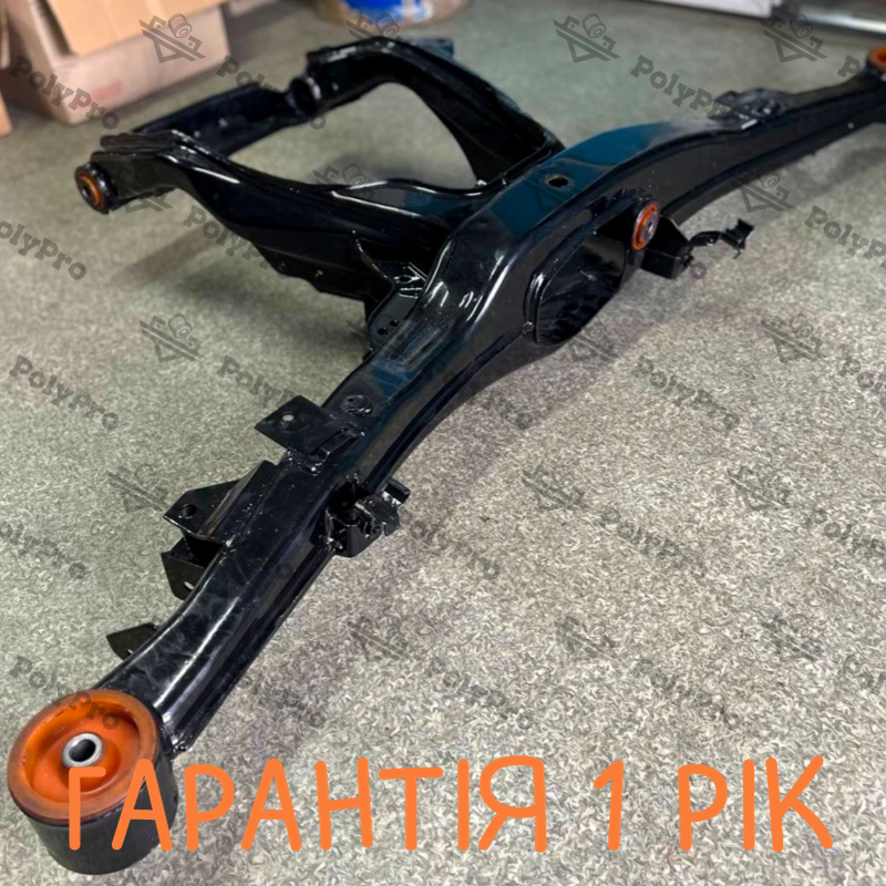 Задняя балка Bmw E32 1987-1994 Услуга по пескоструйной очистке, покраске порошковой краской и перепресовке сайлентблока (Сайлентблоки в цену не входят)