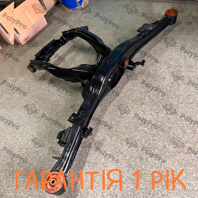 Задняя балка Bmw E32 1987-1994 Услуга по пескоструйной очистке, покраске порошковой краской и перепресовке сайлентблока (Сайлентблоки в цену не входят)