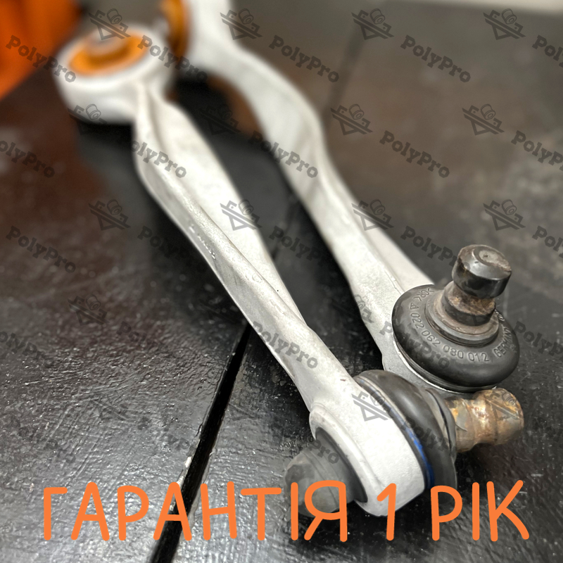 Передний верхний рычаг Audi A4 B6 2000-2004 Услуга по пескоструйной очистке, покраске порошковой краской и перепресовке сайлентблока (Сайлентблоки в цену не входят)