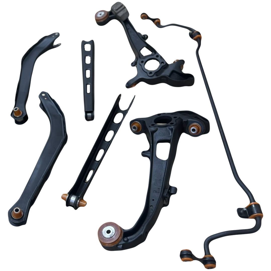 Rear suspension Saab 9-5 B 1997-2010 Service for sandblasting, powder painting and re-pressing of the bushings (Bushing is not included in the price)