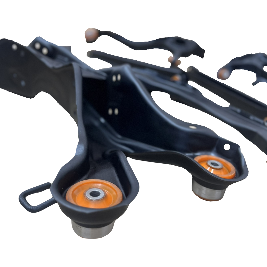 Rear suspension Saab 9-5 B 1997-2010 Service for sandblasting, powder painting and re-pressing of the bushings (Bushing is not included in the price)