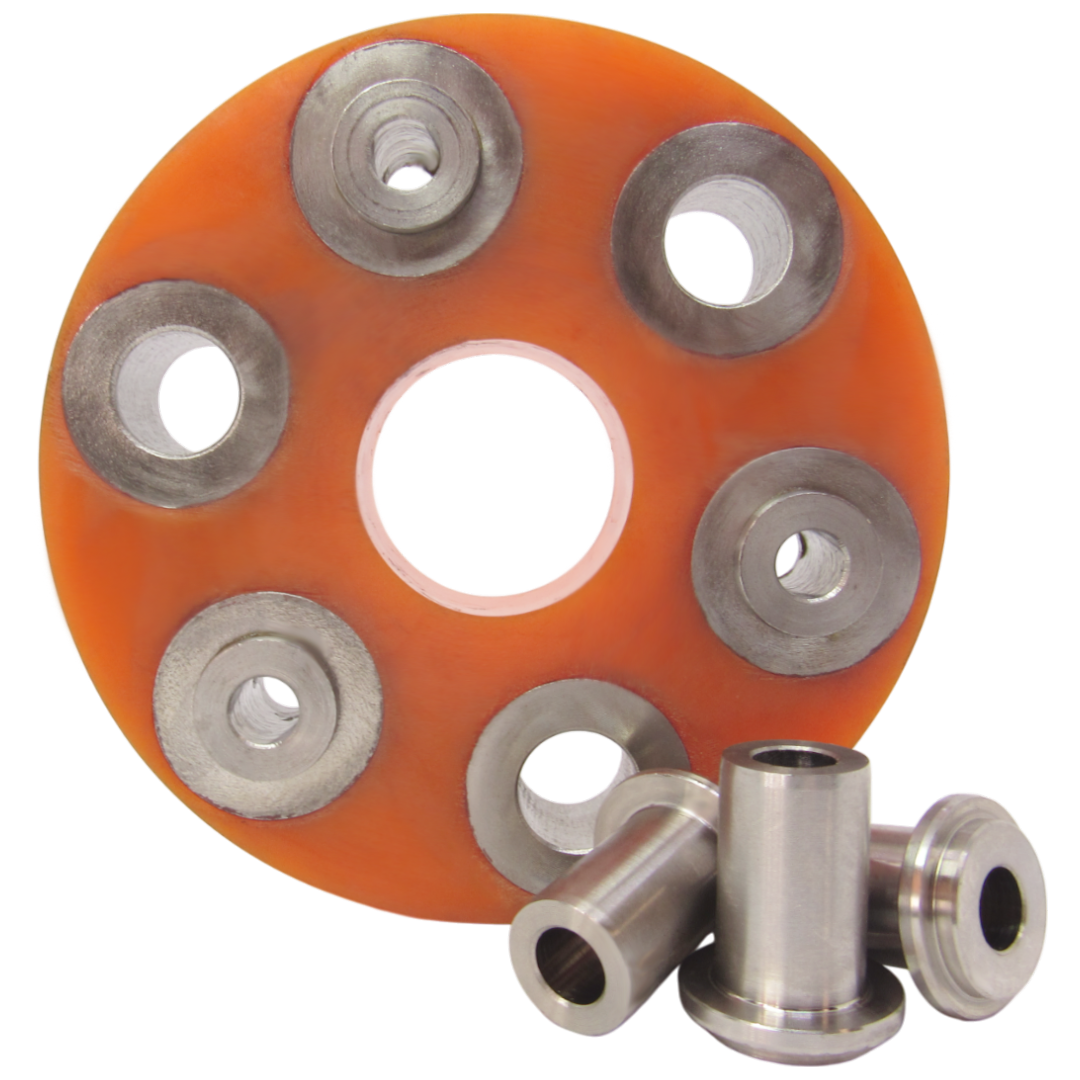 Полиуретановая эластичная муфта кардана задняя Volkswagen T4 1990-2003 БЕЗ КРОНШТЕЙНА