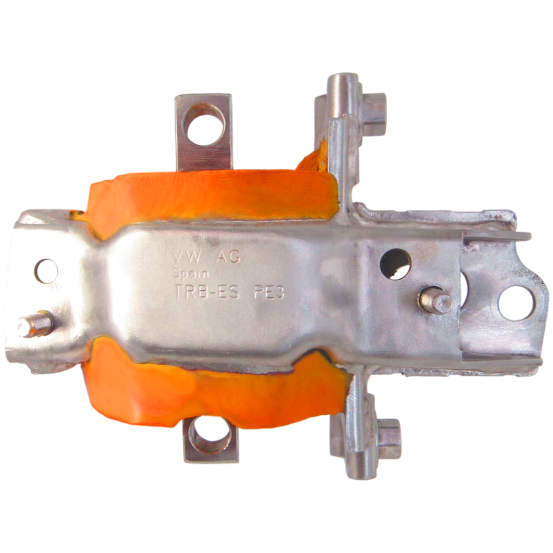 Полиуретановая подушка двигателя левая Volkswagen Polo 2001-2009 1.2-2.0L Цельнолитая РЕКОНСТРУКЦИЯ ВАШЕЙ