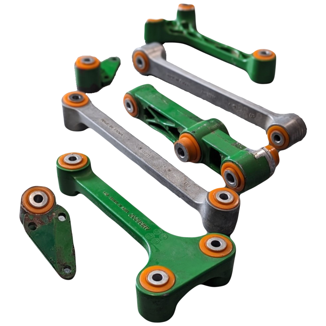 Рычаги соломотряса John Deere Услуга с перепресовки сайлентблоков (Сайлентблоки в цену не входят) PP-0771_0772pos