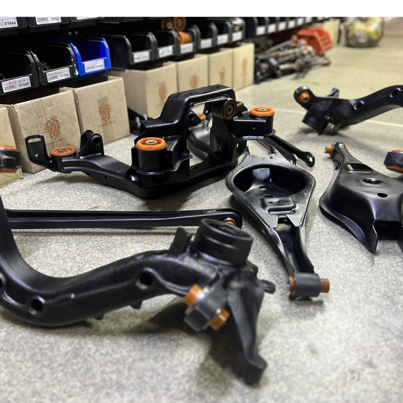 Задняя подвеска Bmw E36 1990-2001 Услуга по пескоструйной очистке, покраске краской и перепресовке сайлентблока (Сайлентблоки в цену не входят)