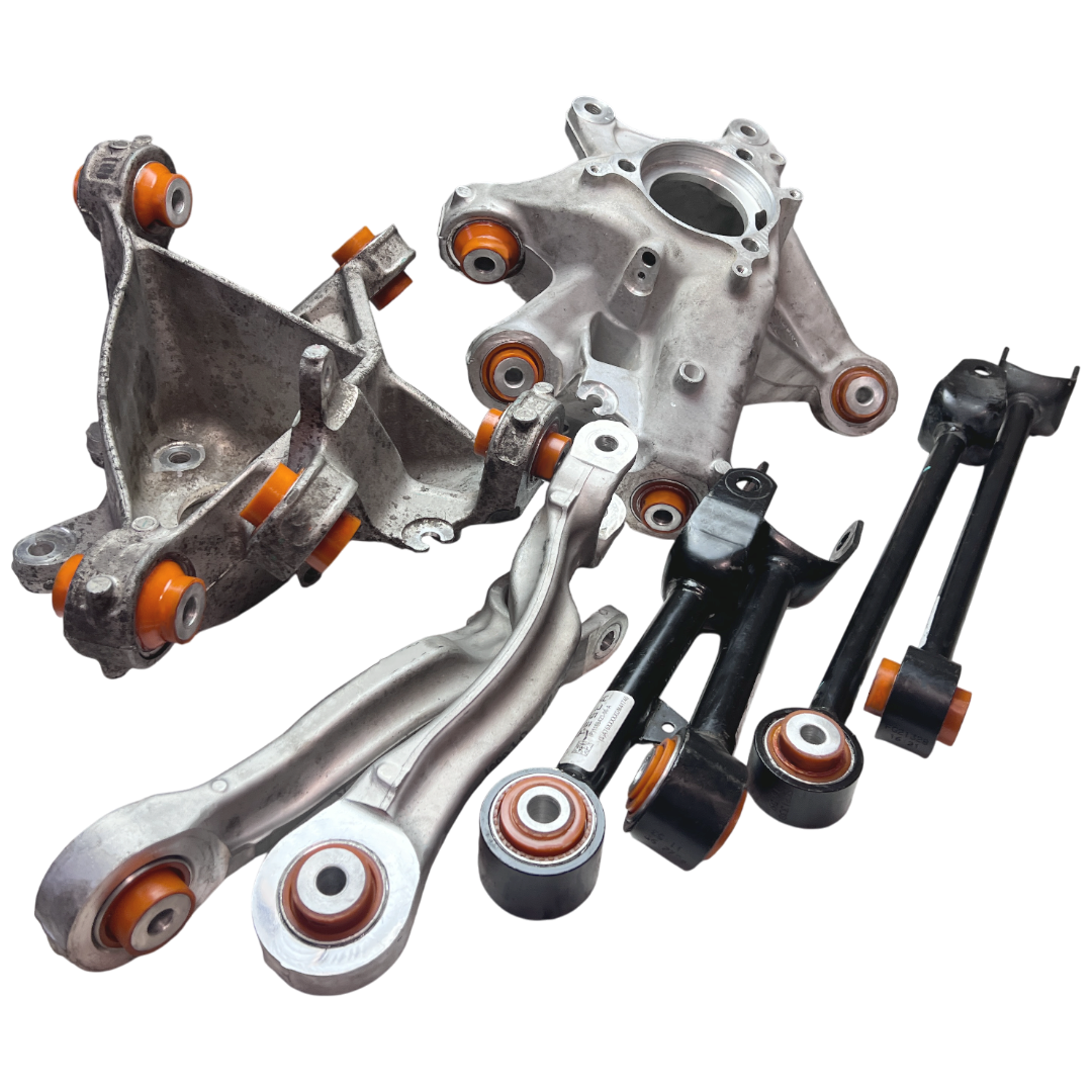 Задняя подвеска автомобиля Tesla Model Y 2020- Услуга с перепресовки сайлентблоков (Сайлентблоки в цену не входят)