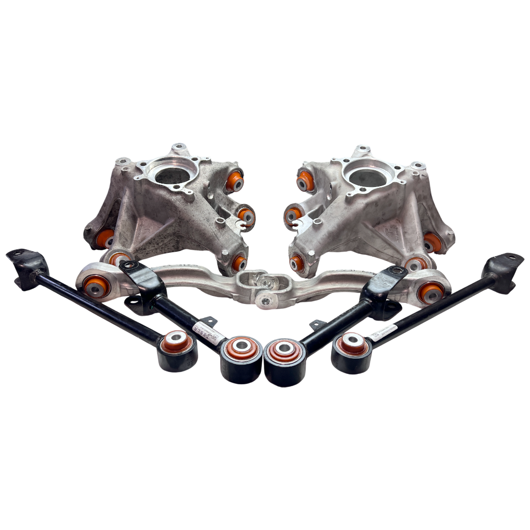 Задняя подвеска автомобиля Tesla Model Y 2020- Услуга с перепресовки сайлентблоков (Сайлентблоки в цену не входят)