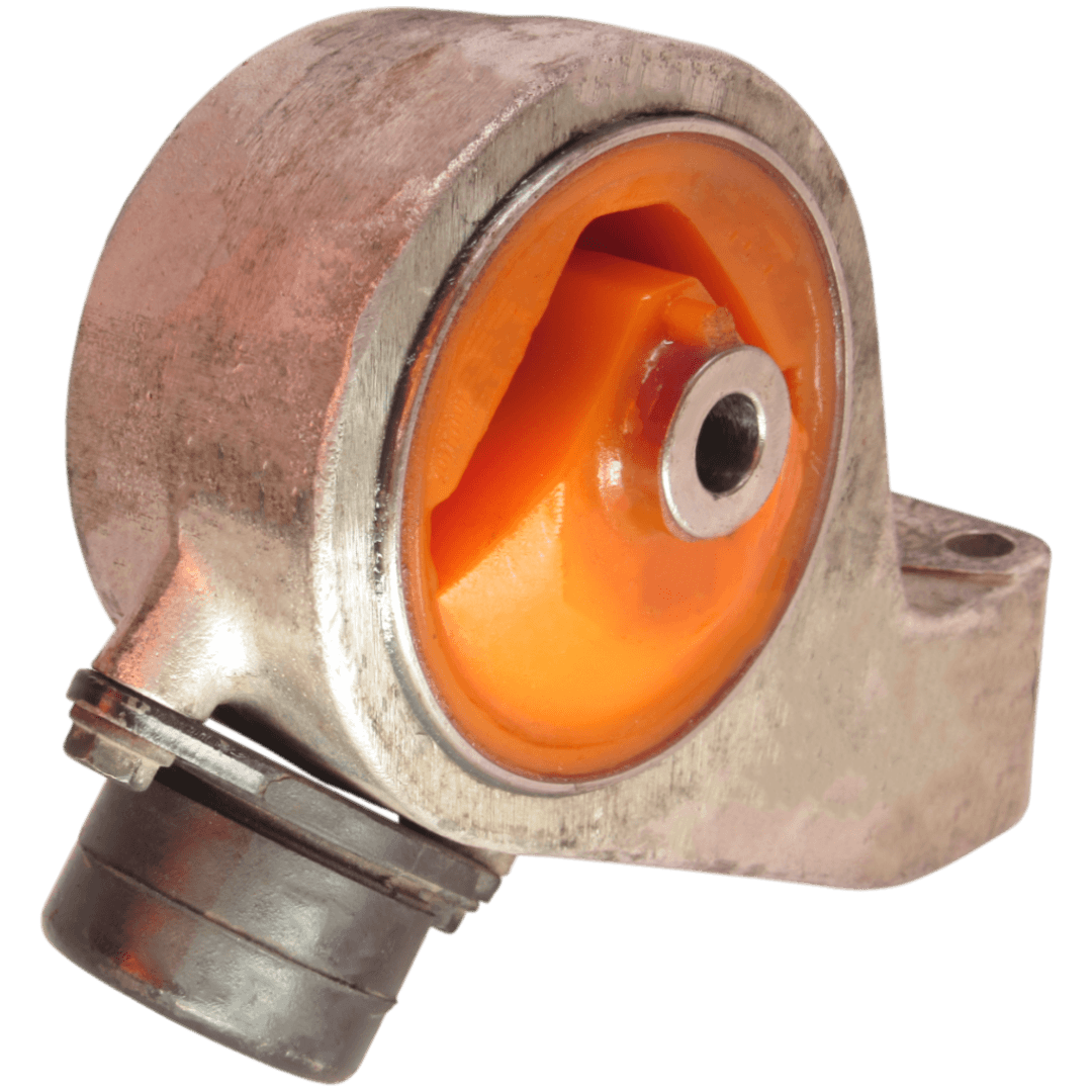 Поліуретанова подушка двигуна права Mitsubishi Space Star 1998-2004 з боку є кріплення