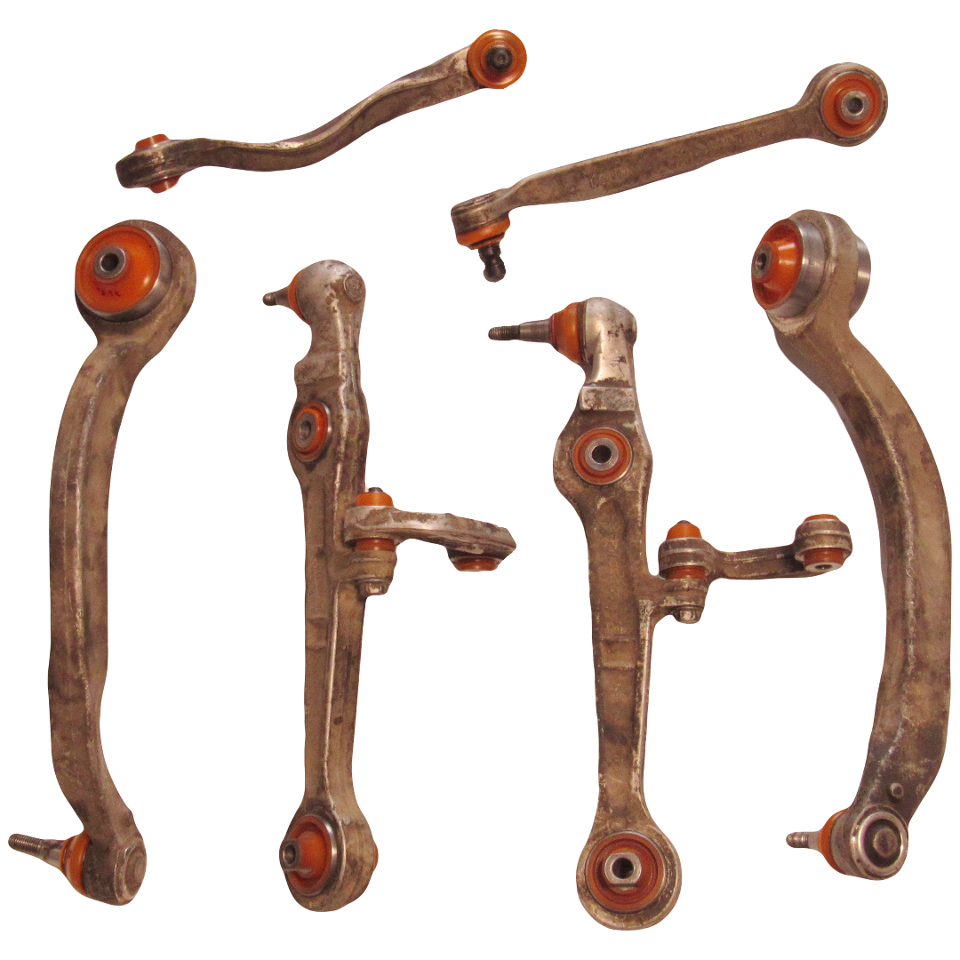 Передняя подвеска автомобиля Audi A4 2000-2004 Услуга с перепресовки сайлентблоков (Сайлентблоки в цену не входят)