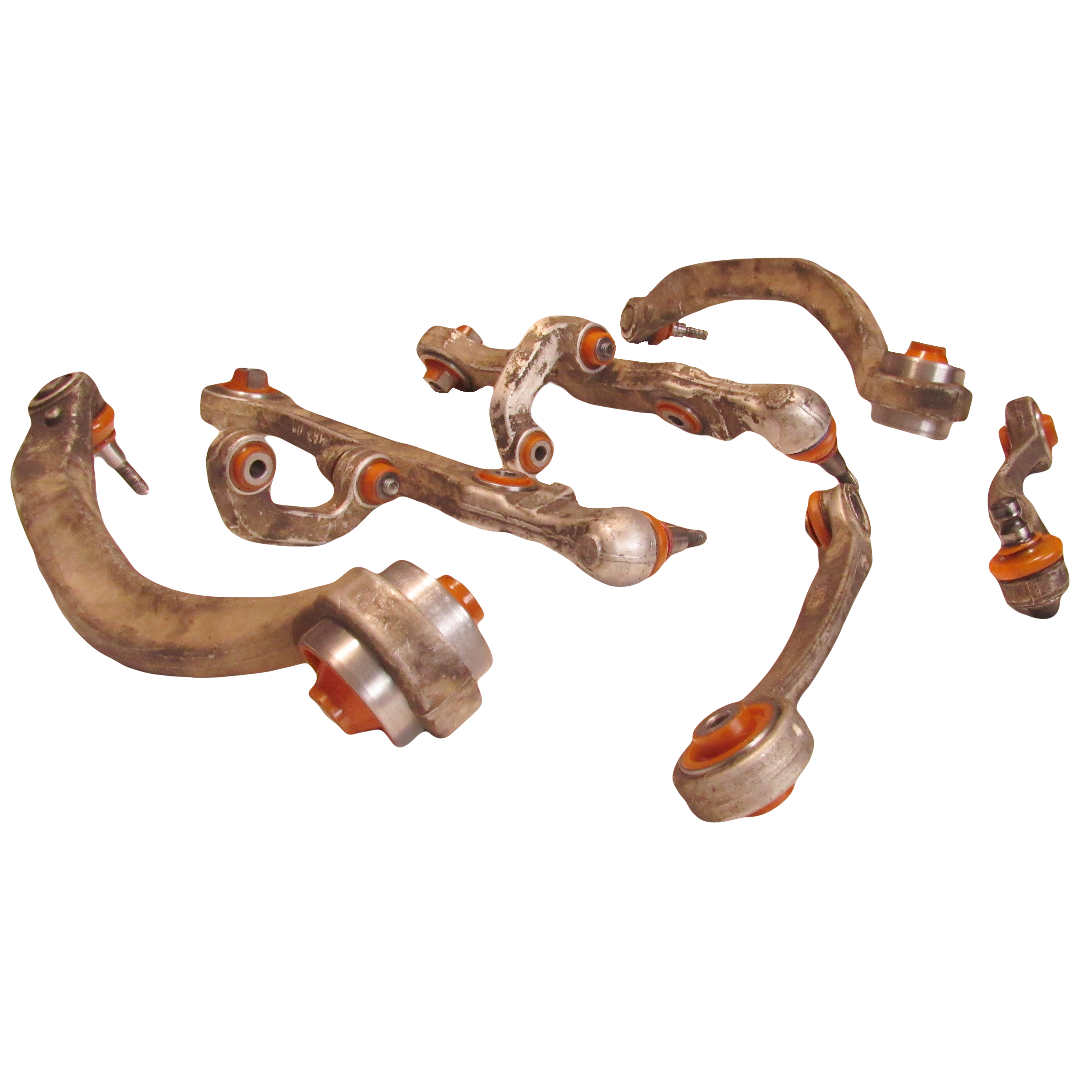 Передняя подвеска автомобиля Audi A4 2000-2004 Услуга с перепресовки сайлентблоков (Сайлентблоки в цену не входят)