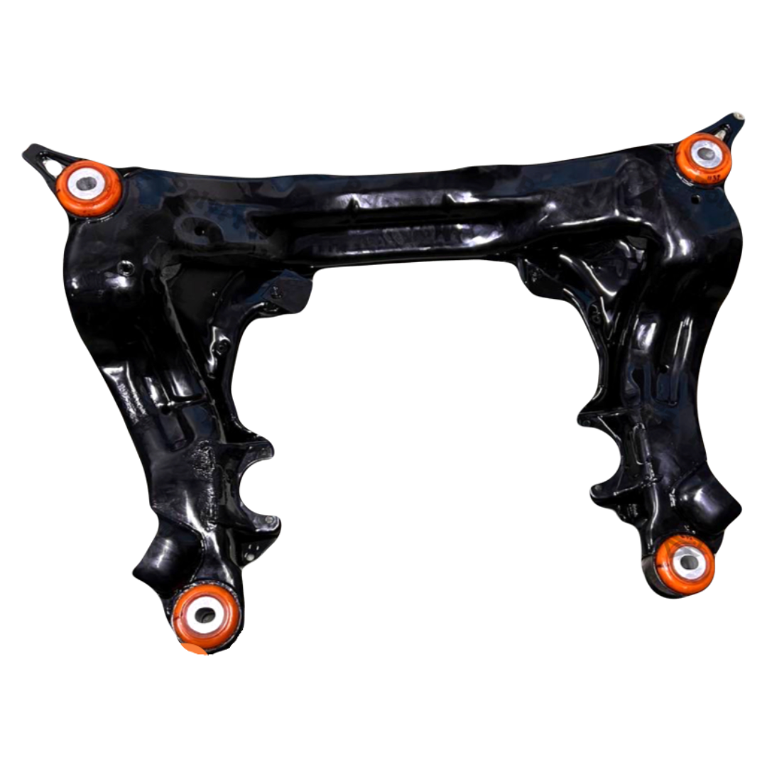 Передний подрамник Audi A6 1997-2004 Услуга по пескоструйной очистке, покраске порошковой краской и перепресовке сайлентблока (Сайлентблоки в цену не входят)