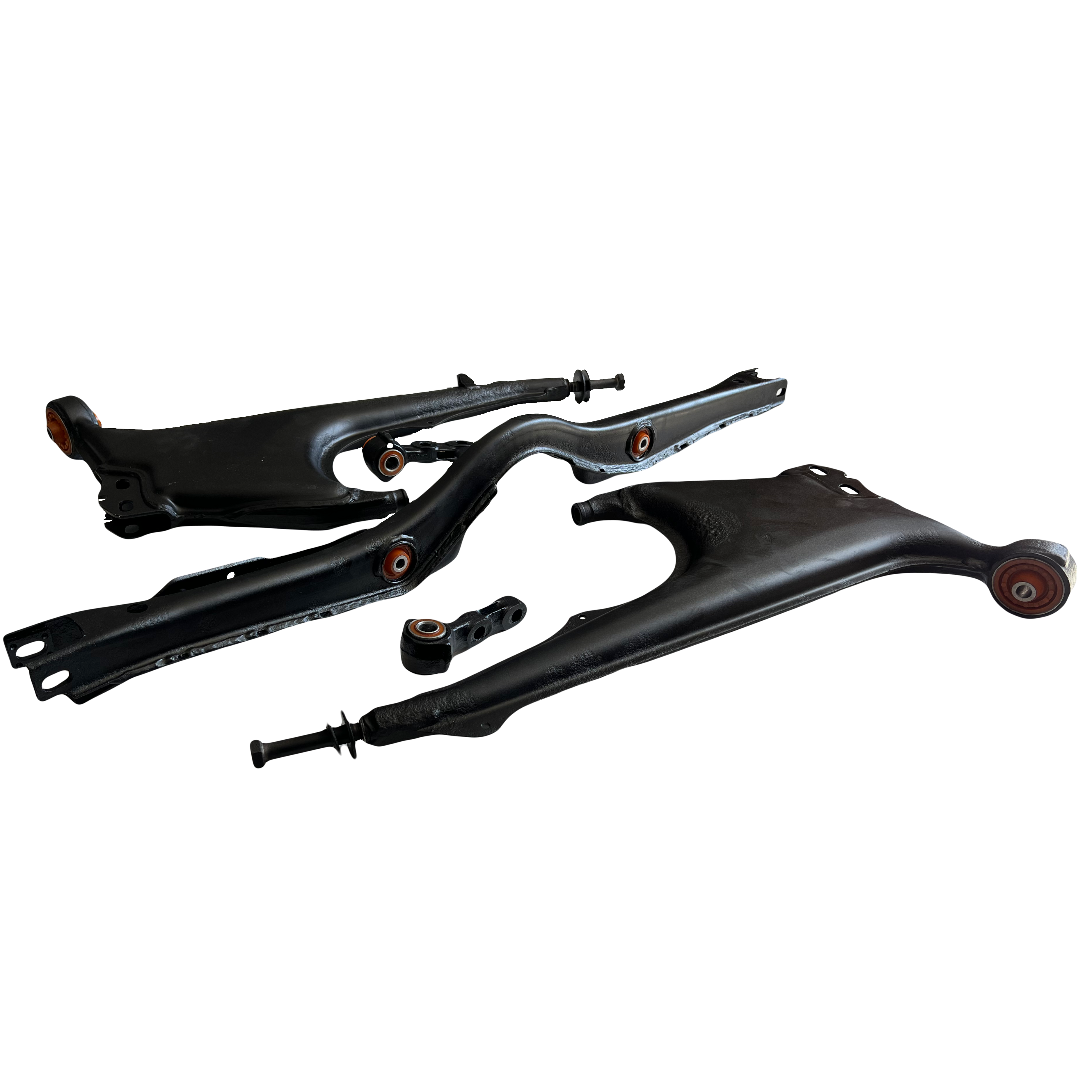 Задняя подвеска автомобиля Audi A6 1994-1997  Услуга по пескоструйной очистке, покраске краской и перепресовке сайлентблока (Сайлентблоки в цену не входят)