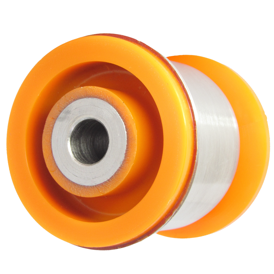 Полиуретановый сайлентблок заднего нижнего рычага внутренний передний Volkswagen Touareg 2002-2010