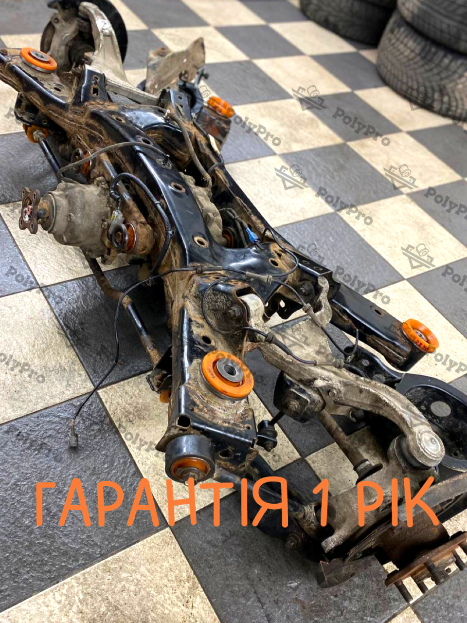 Задний подрамник Nissan Teana 2008-2013 Услуга с перепресовки сайлентблоков (Сайлентблоки в цену не входят)