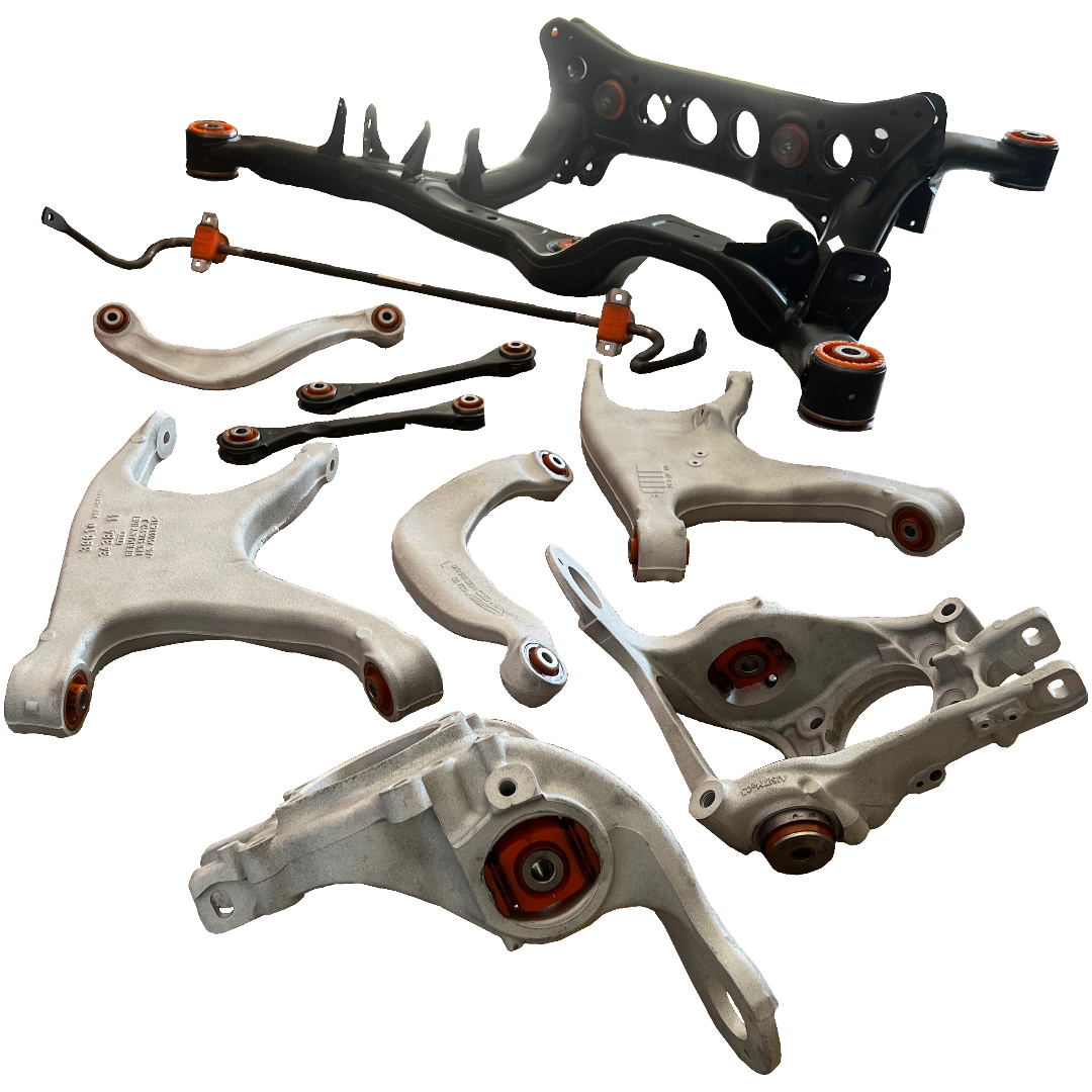 Car rear suspension Audi A4 2007-2015 Service for sandblasting, powder painting and re-pressing of the bushing (Bushing is not included in the price)