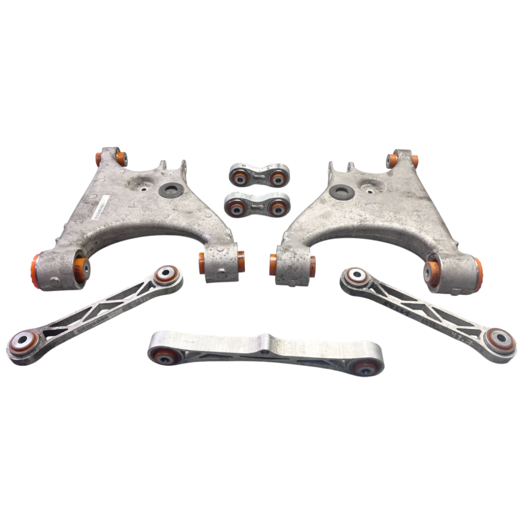 Car rear suspension Tesla Model S 2012- Service with repressing of bushings (Bushings are not included in the price)