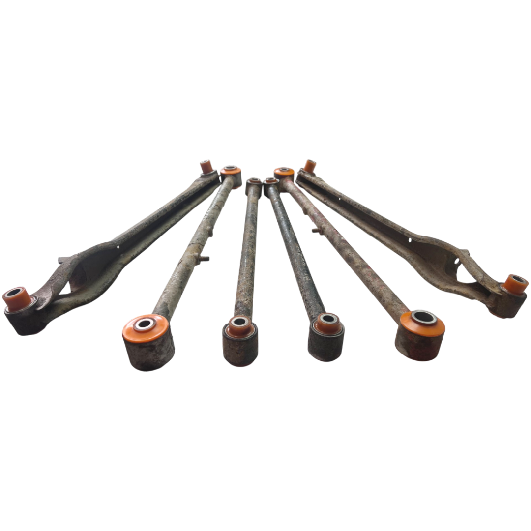 Задняя продольная тяга Mazda 626 1991-1997 Услуга с перепресовки сайлентблоков (Сайлентблоки в цену не входят)