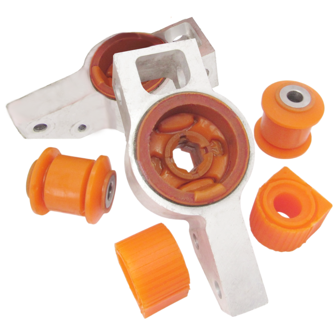 Полиуретановый комплект передней подвески Volkswagen Beetle 2011-2019 ЗАДНИЕ САЙЛЕНТБЛОКИ В КРОНШТЕЙНЕ