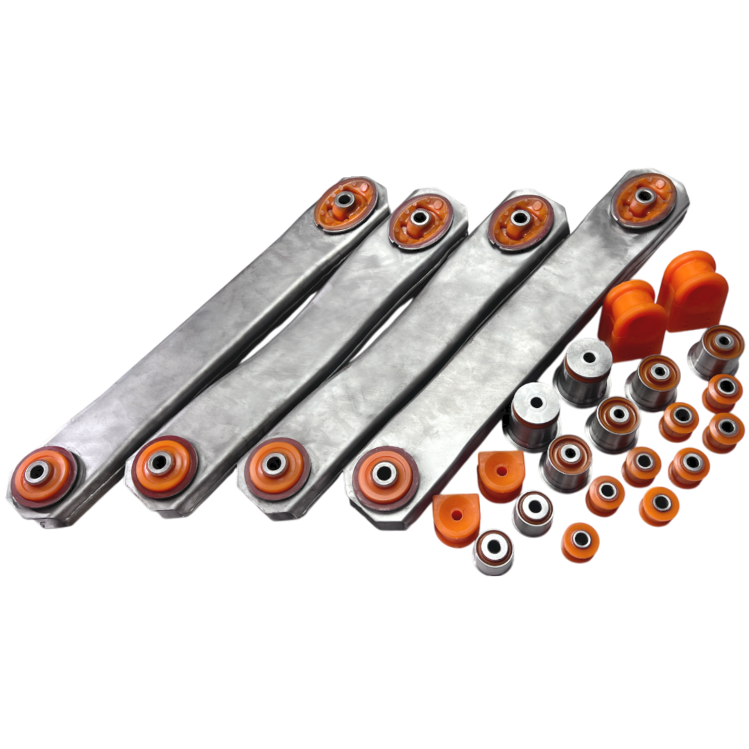 Полиуретановый комплект передней и задней подвески Jeep Grand Cherokee 1998-2004 ПРОДОЛЬНЫЕ НИЖНИЕ РЫЧАГИ В СБОРЕ