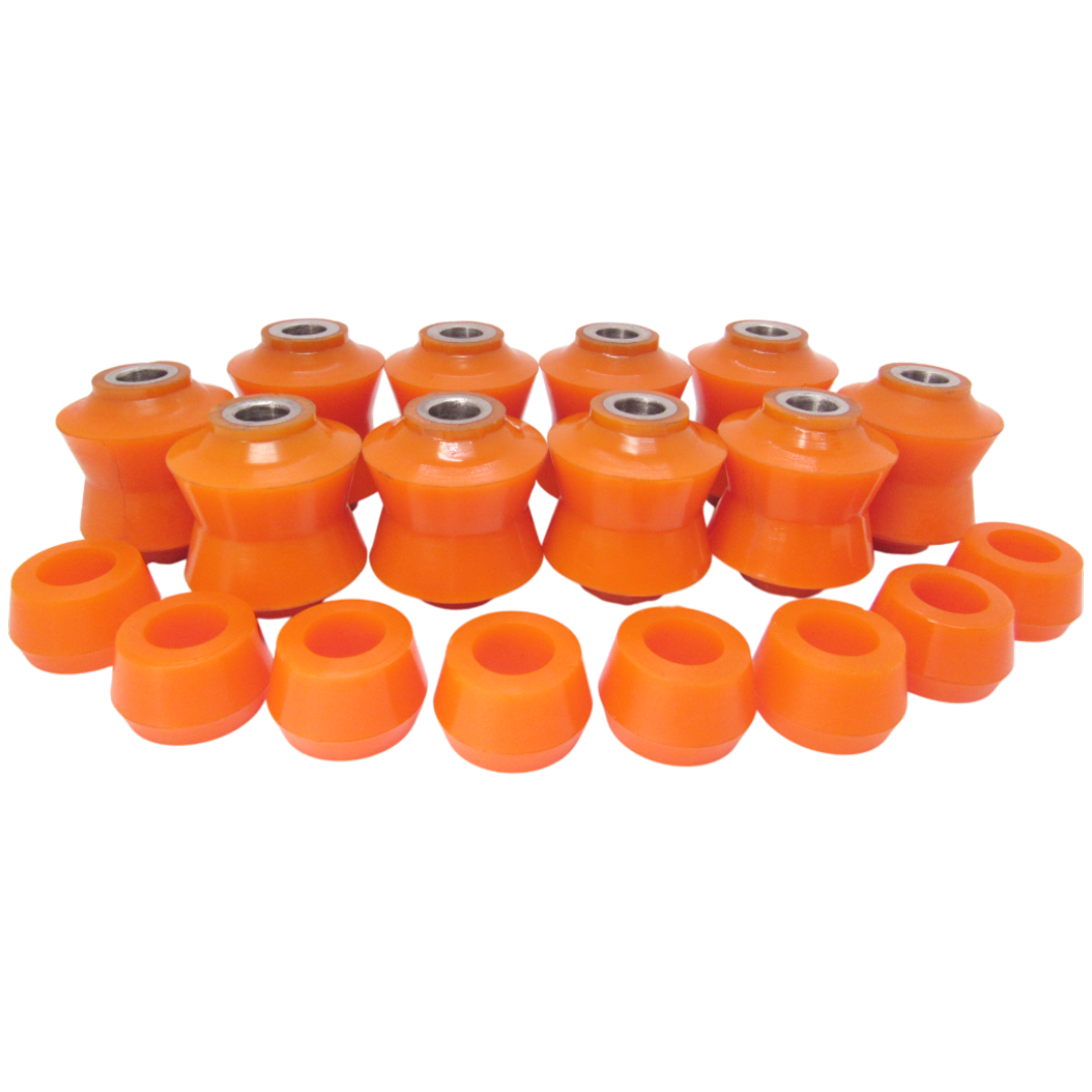 Полиуретановый комплект задней подвески Ваз 2101-2107 1970-2014 (САЙЛЕНТБЛОКИ С ВВАРЕНЫМИ МЕТАЛИЧЕСКИМИ ВТУЛКАМИ)