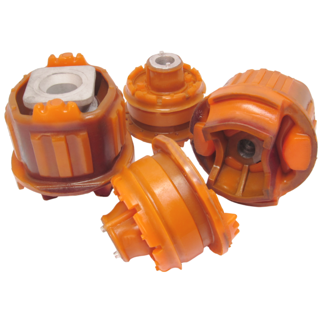 Полиуретановый  комплект сайлентблоков заднего подрамника Mercedes-Benz 215 1999-2006