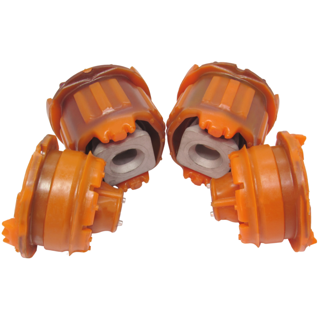 Полиуретановый  комплект сайлентблоков заднего подрамника Mercedes-Benz 215 1999-2006