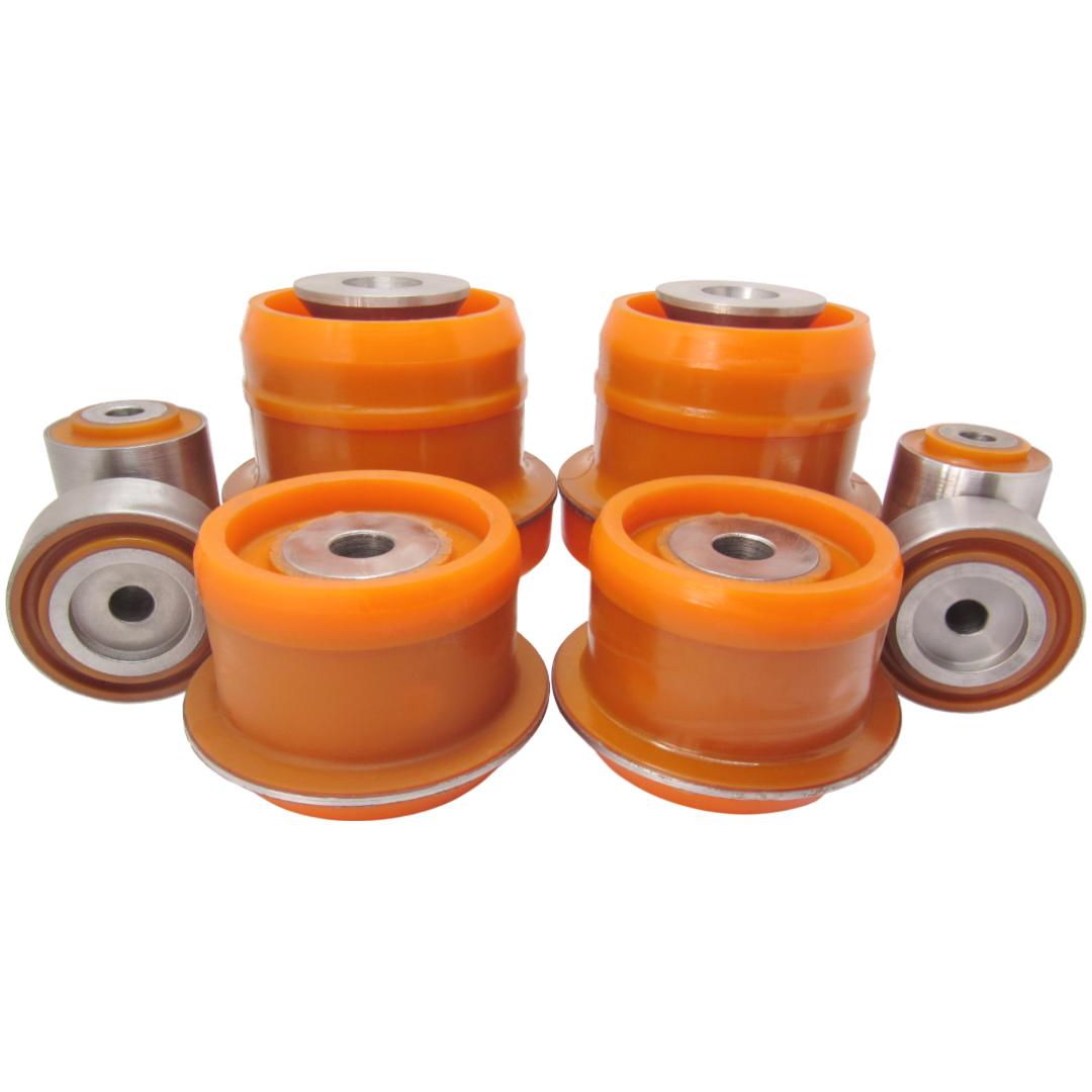 Полиуретановый  комплект сайлентблоков заднего подрамника Mercedes-Benz 220 1998-2005 СОБСТВЕННАЯ РАЗРАБОТКА