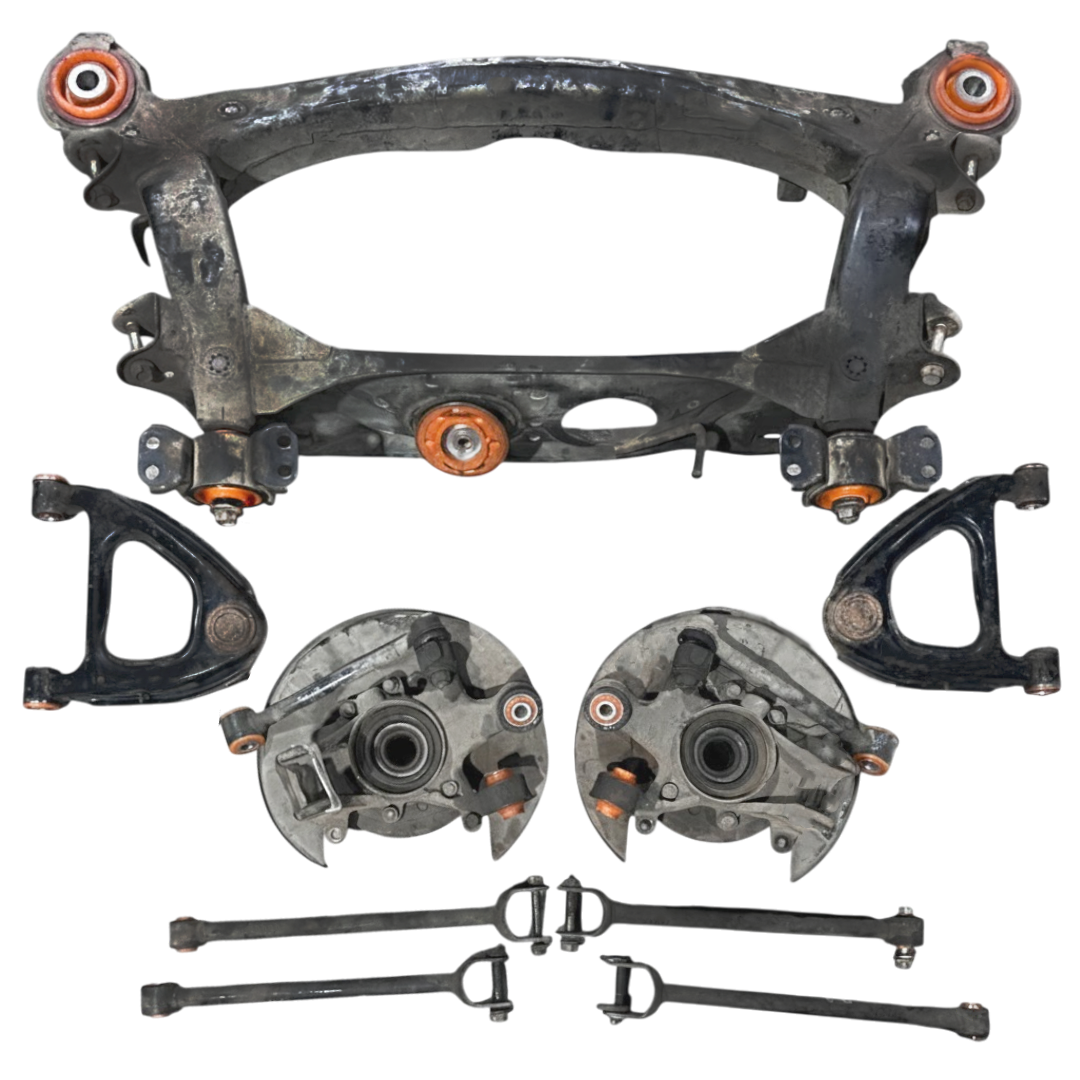 Задняя подвеска автомобиля Toyota Cresta 1992-1996 Услуга с перепресовки сайлентблоков (Сайлентблоки в цену не входят)