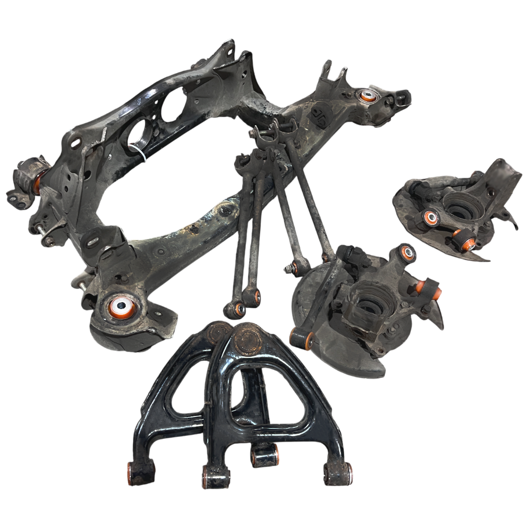 Задняя подвеска автомобиля Toyota Cresta 1992-1996 Услуга с перепресовки сайлентблоков (Сайлентблоки в цену не входят)