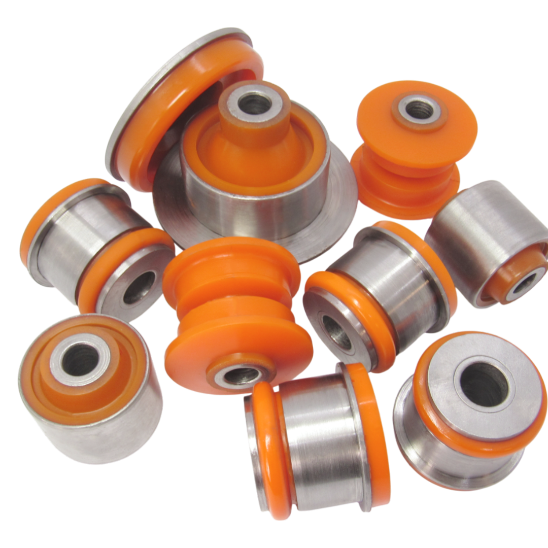 Полиуретановый  комплект сайлентблоков заднего подрамника Audi A6 1994-1997 quattro