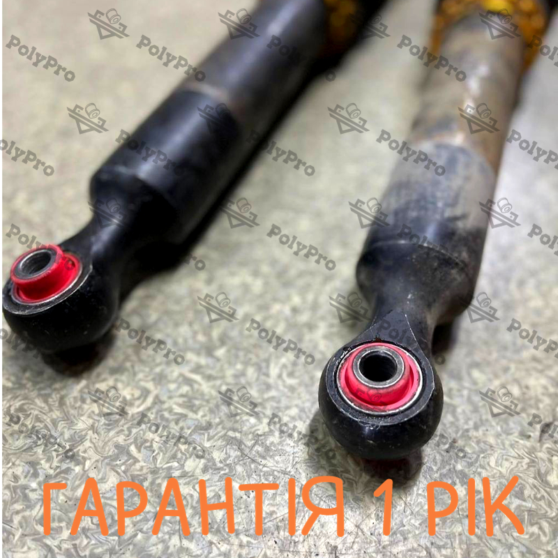 Задний амортизатор Mitsubishi Lancer 2007- Услуга с перепресовки сайлентблоков (Сайлентблоки в цену не входят)