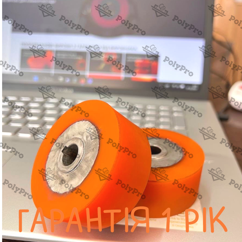 Футеровка вала полиуретаном для склеивания ткани